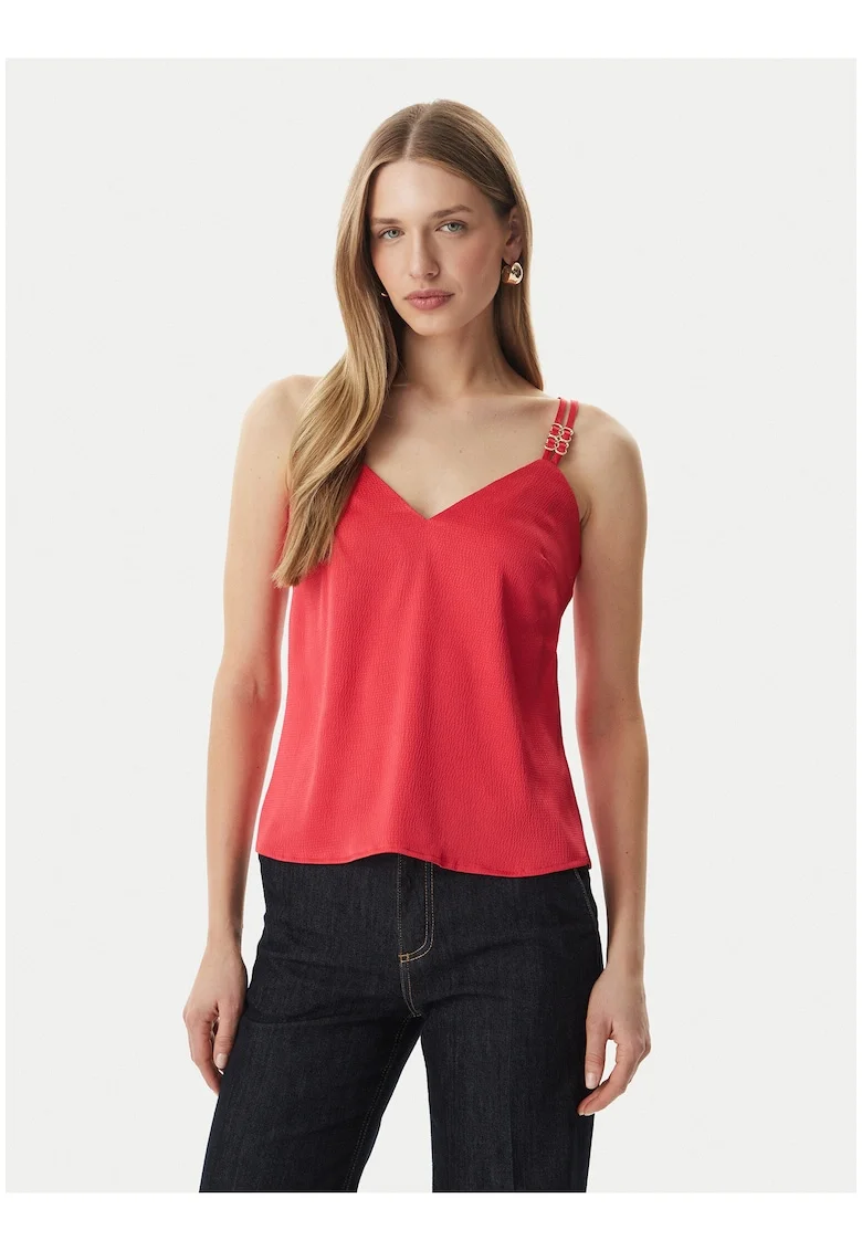 Top Dama,  Portocaliu, poliester, casual