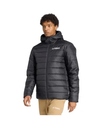 Geaca sport barbati,  Terrex Multi Essentials, Climawarm, neagra, material tehnic
