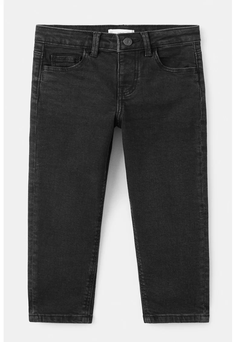 Blugi regular-fit, Negru