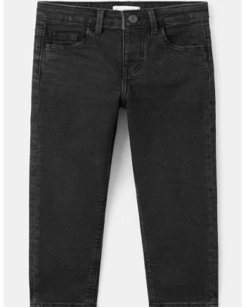 Blugi regular-fit, Negru