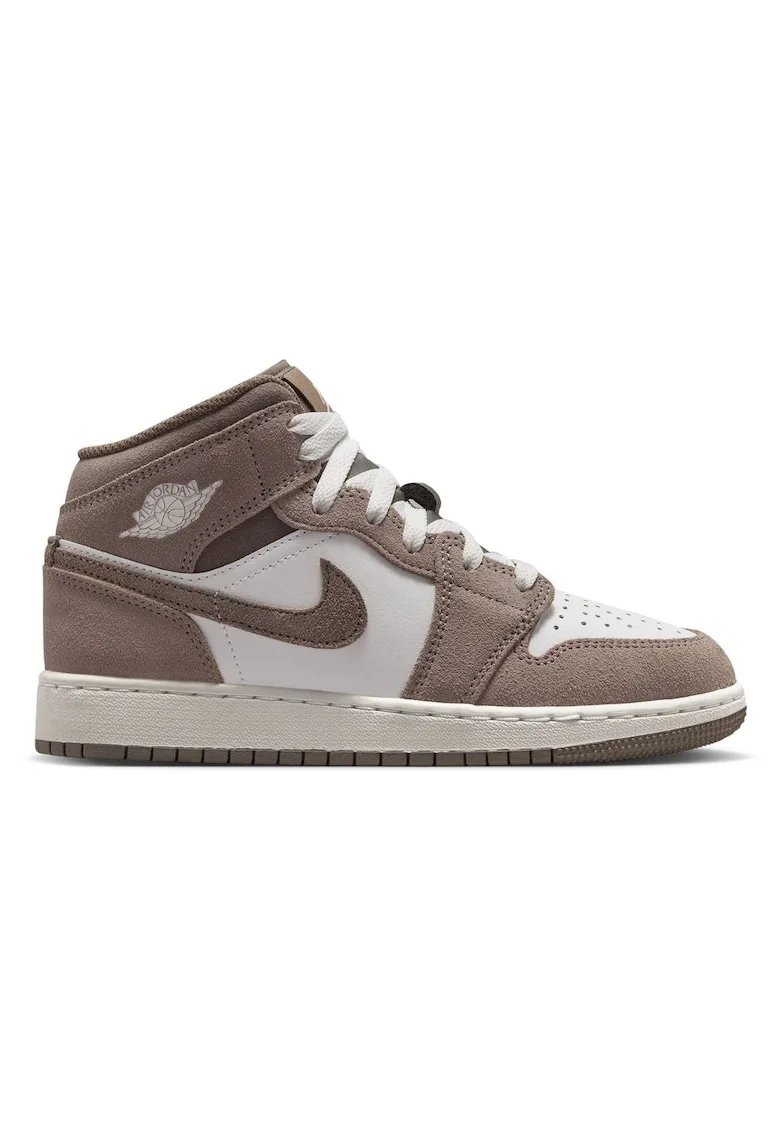 Pantofi sport  Air Jordan 1 Mid GS 62650, Maro