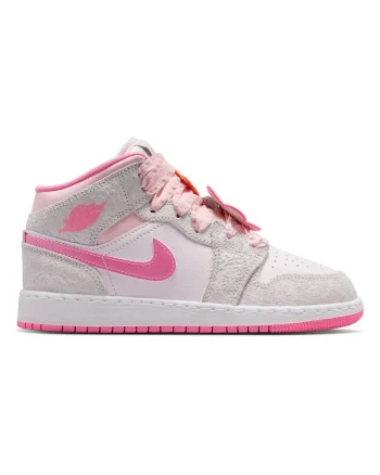 Pantofi sport  Air Jordan 1 Mid SE GG 62825, Roz