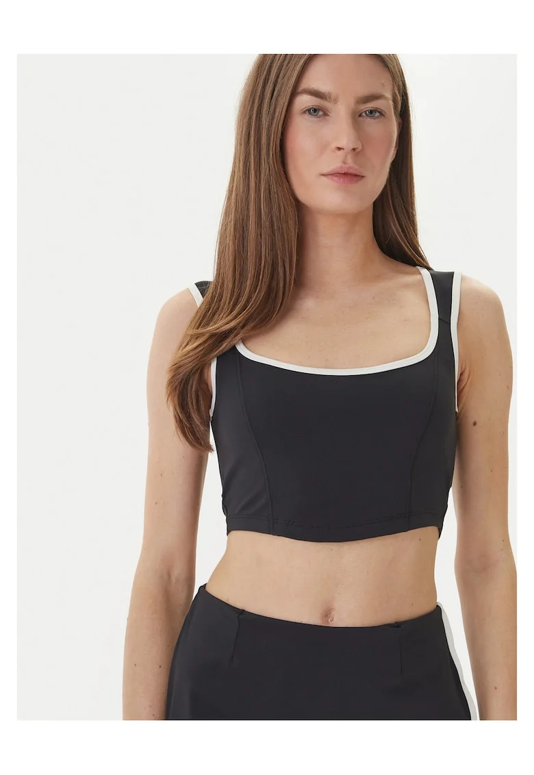 Top Dama,  Negru, 68% poliamida, 32% elastan,