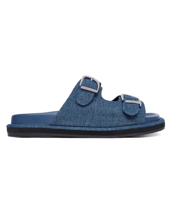 Slapi Dama  bleumarin, material textil,