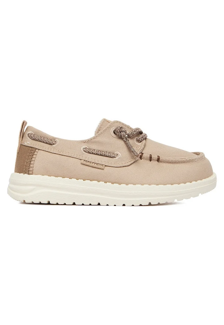 Pantofi sport copii  casual, bej, material textil, incaltaminte confortabila