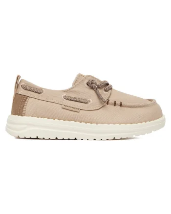 Pantofi sport copii  casual, bej, material textil, incaltaminte confortabila