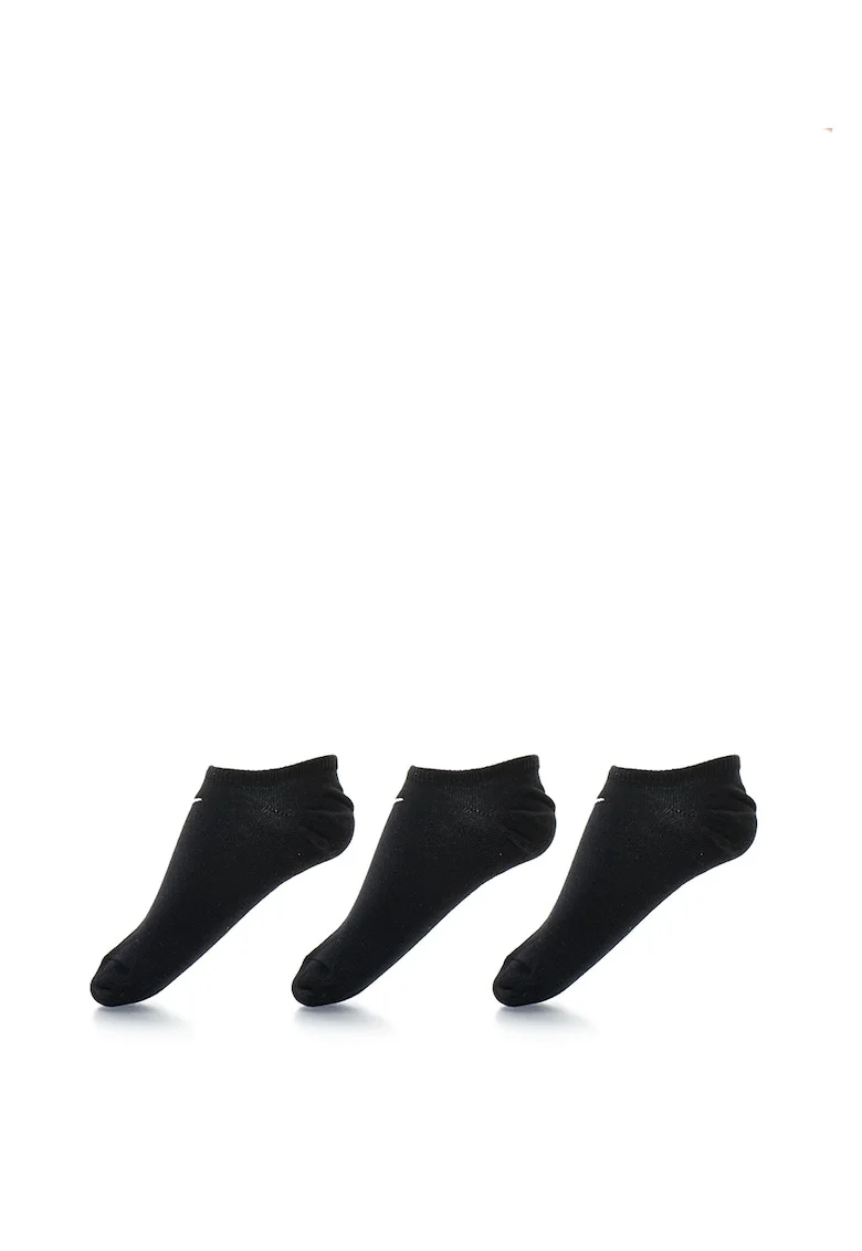 Sosete foarte scurte, unisex, pentru fitness Value - 3 perechi, Negru