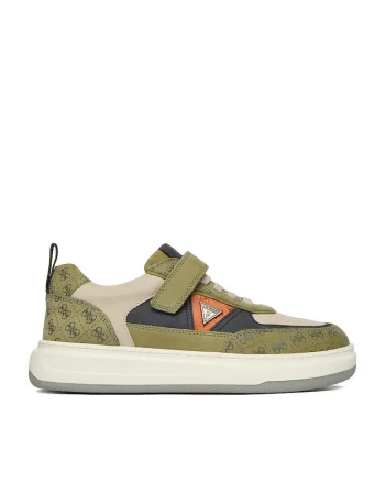 Pantofi sport copii  piele naturala, fermoar, Multicolor