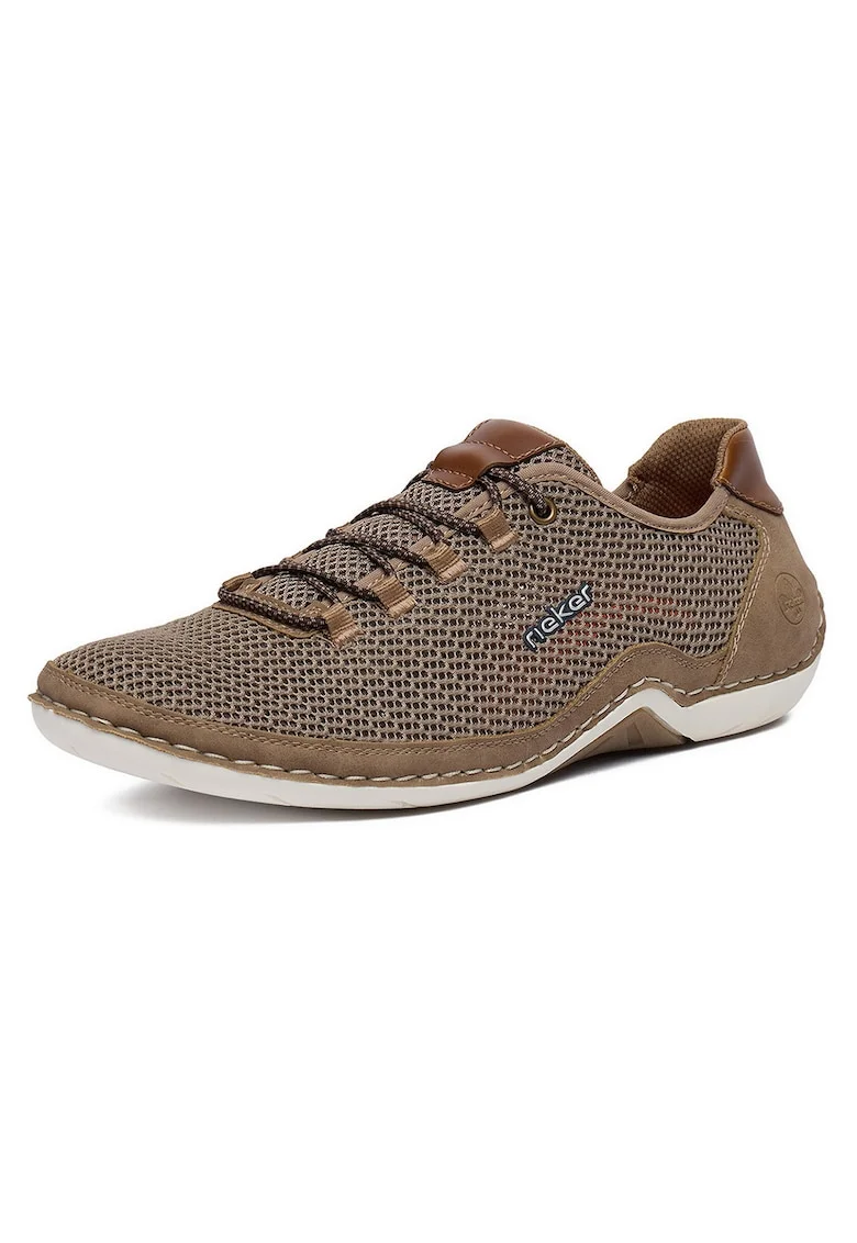 Pantofi sport barbati  bej, material textil, constructie usoara