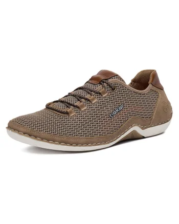 Pantofi sport barbati  bej, material textil, constructie usoara