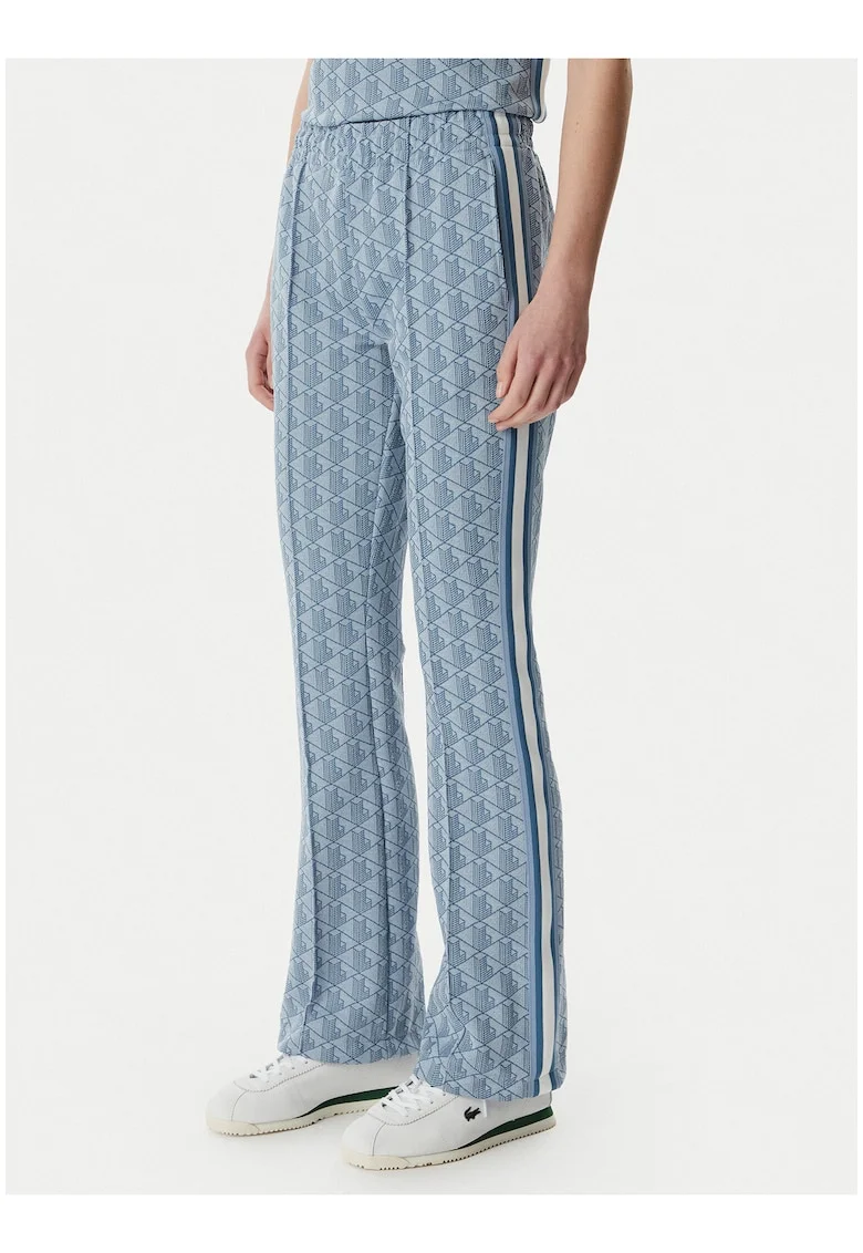 Pantaloni sport dama,  albastru, poliester-bumbac
