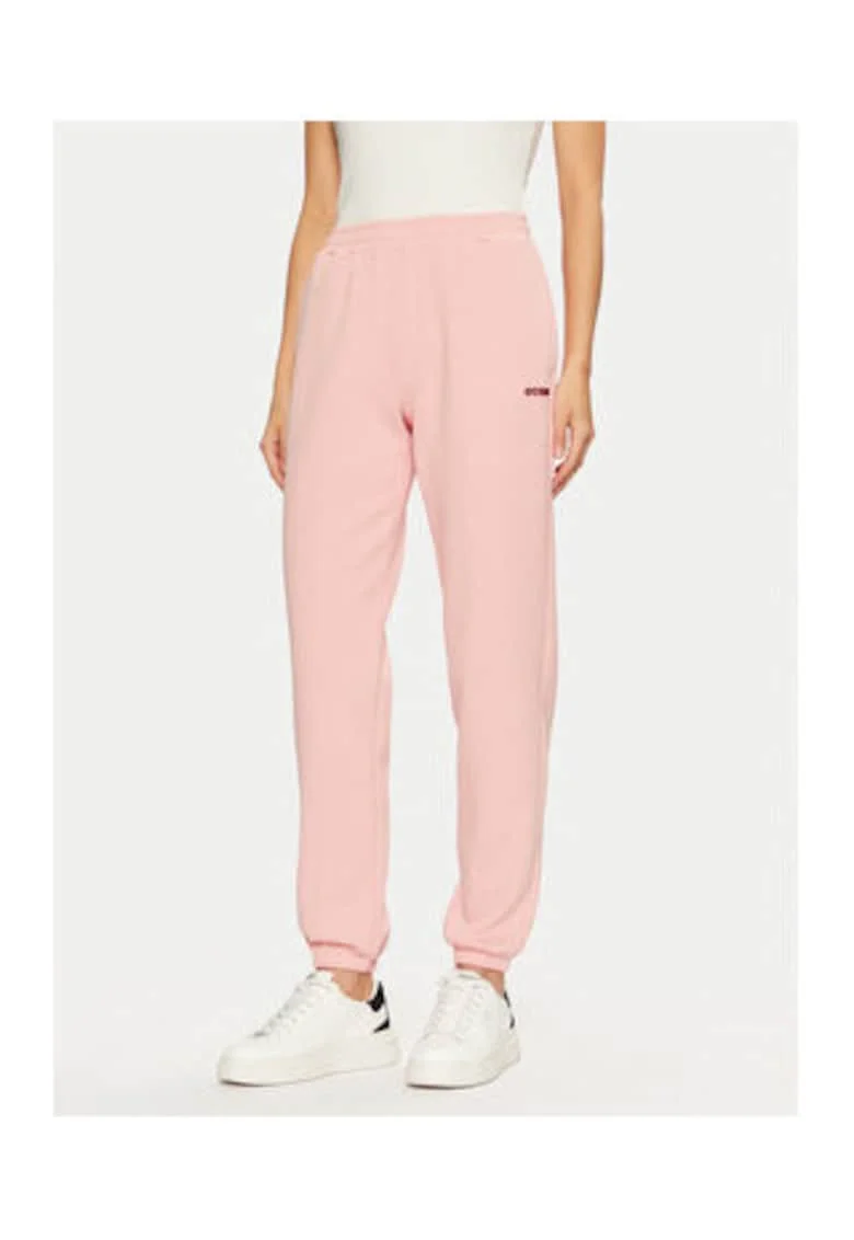 Pantaloni sport dama,  roz, bumbac|poliester,