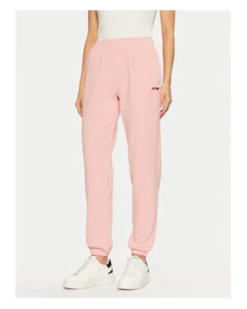 Pantaloni sport dama,  roz, bumbac|poliester,