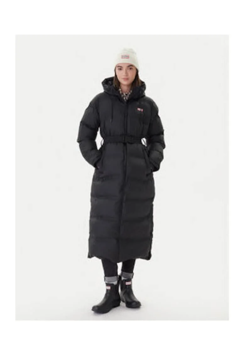 Geaca de iarna dama,  negru, poliester, regular fit,