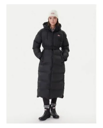 Geaca de iarna dama,  negru, poliester, regular fit,