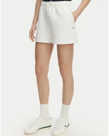 Pantaloni sport dama,  alb, bumbac-poliamida, set de primavara-vara