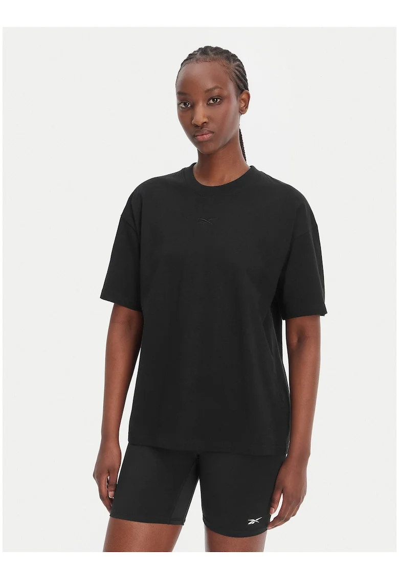 Tricou sport dama,  negru, bumbac