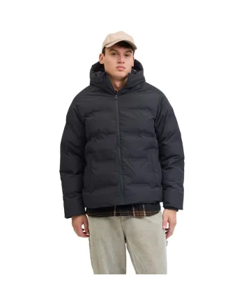 Geaca JACK &JONES Soho Puffer Hood Sn 52241, Negru
