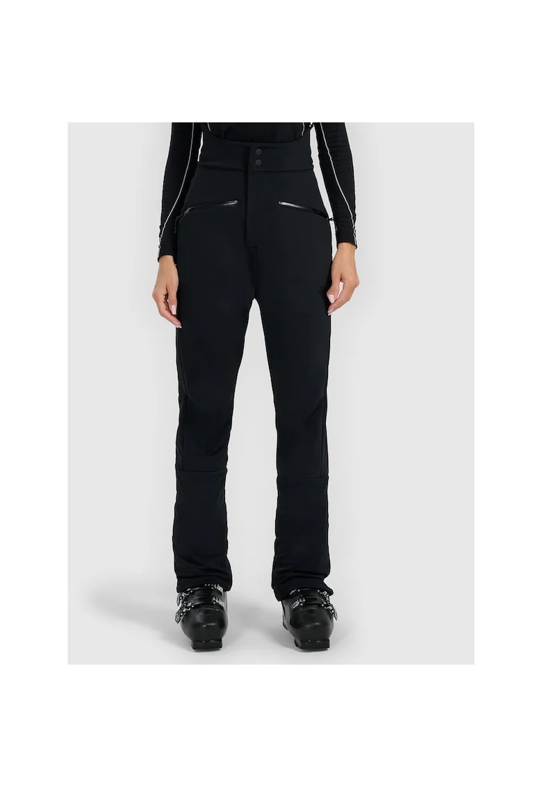 Pantaloni sport dama,  schi, membrana NeoDry, impermeabili, negru, poliester