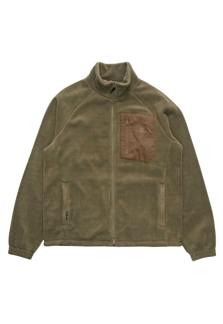 Jacheta din fleece cu maneci raglan