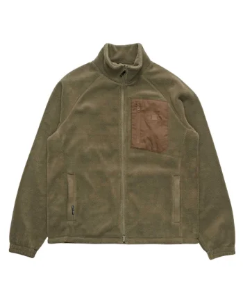 Jacheta din fleece cu maneci raglan