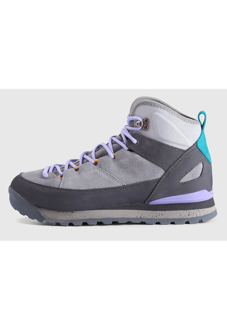 Pantofi sport dama,  ghete de tranzitie HEX, gri, piele,