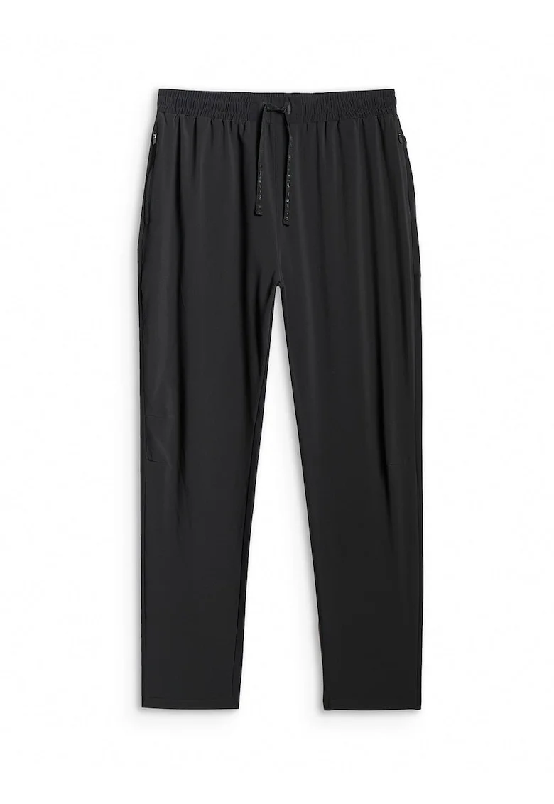 Pantaloni sport barbati,  cu uscare rapida, impermeabili, negru
