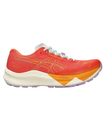 Pantofi alergare trail dama  Fujispeed 3 SS 2025, Portocaliu/Alb