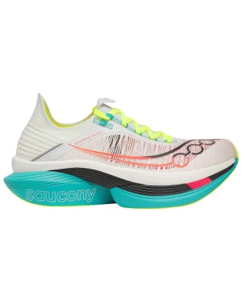 Pantofi alergare  Endorphin Elite 2 FW 2025, Alb/Verde lime