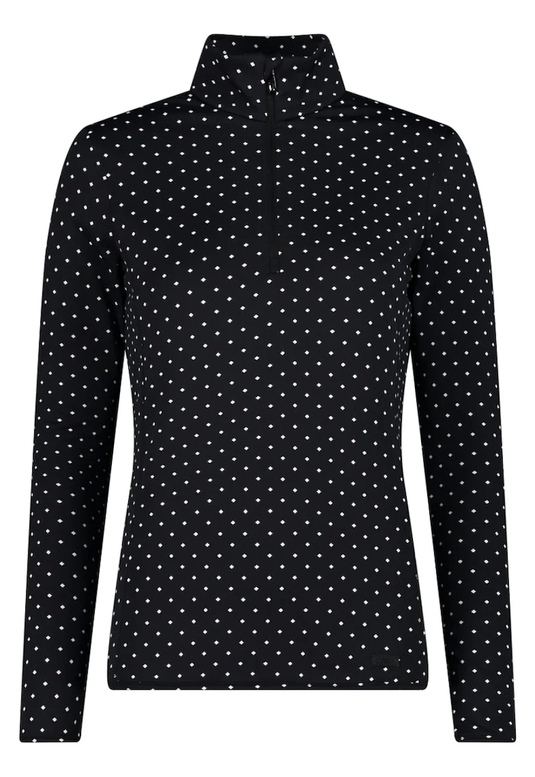 Fleece schi dama half-zip  34L4306, Negru