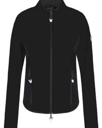 Bluza schi dama EA7  Cortina Powerstretch FZ, Negru
