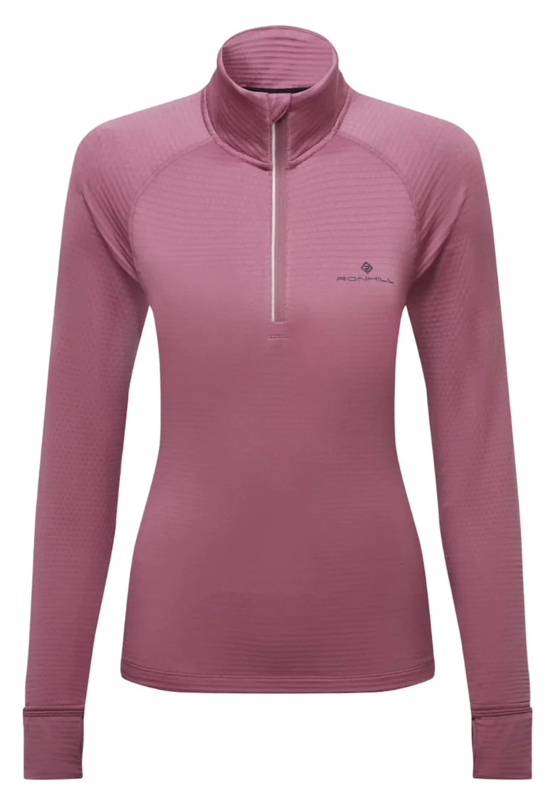 Bluza tehnica dama  Tech Winter 1/2 Zip FW 2025, Roz