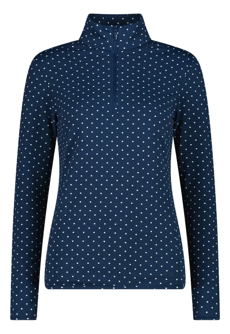 Fleece schi dama half-zip  34L4306, Albastru