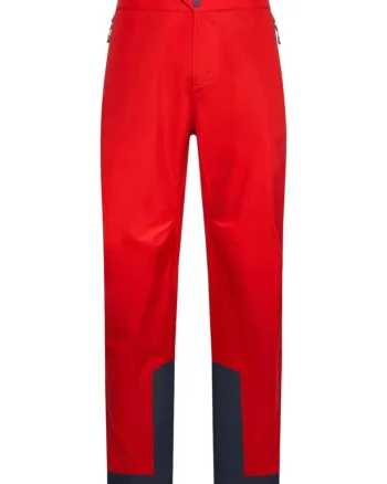 Pantaloni schi de tura barbati  Crest Evo Shell, Rosu/Albastru
