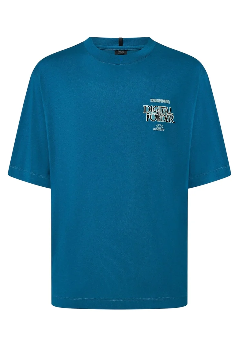 Tricou bumbac  Futurescape Powder, Albastru