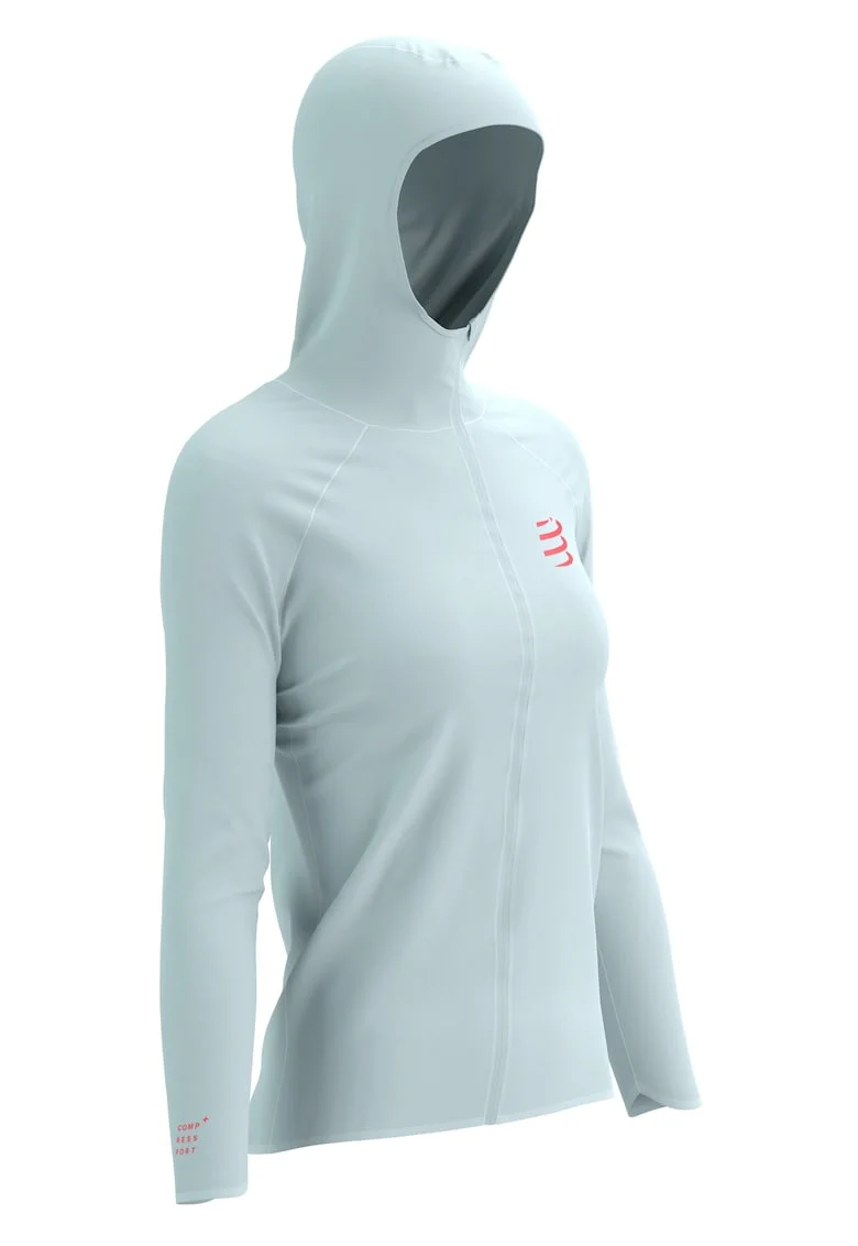Jacheta impermeabila alergare dama  Hurricane Waterproof 10/10 FW 2025, Albastru