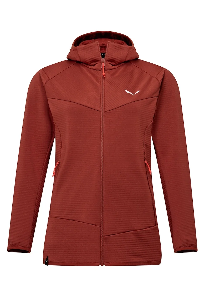 Fleece trekking dama  Puez Altavia Polarlite, Rosu deschis
