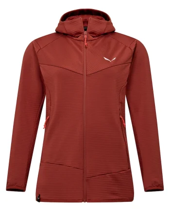 Fleece trekking dama  Puez Altavia Polarlite, Rosu deschis