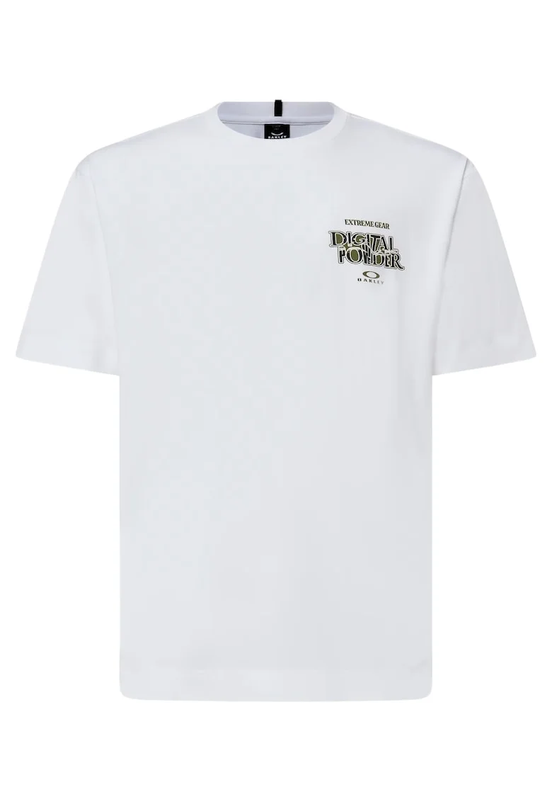Tricou bumbac  Futurescape Powder, Alb