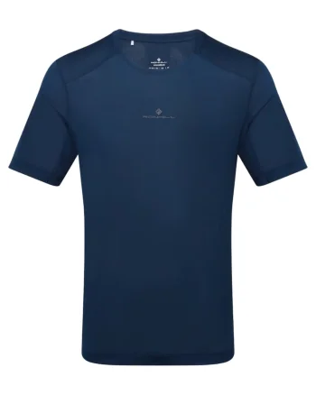 Tricou alergare barbati  Tech FW 2025, Albastru