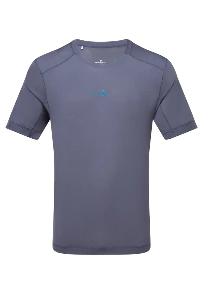 Tricou alergare barbati  Tech FW 2025, Gri