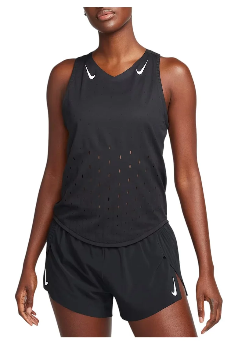 Maiou alergare dama  AeroSwift Dri-FIT ADV FW 2025, Negru