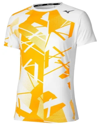 Tricou tenis barbati  DB Shadow Graphic FW 2025, Alb/Galben