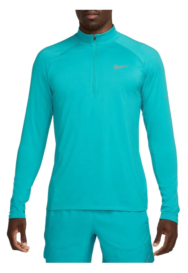 Bluza alergare barbati  Stride SS 2025, Turcoaz
