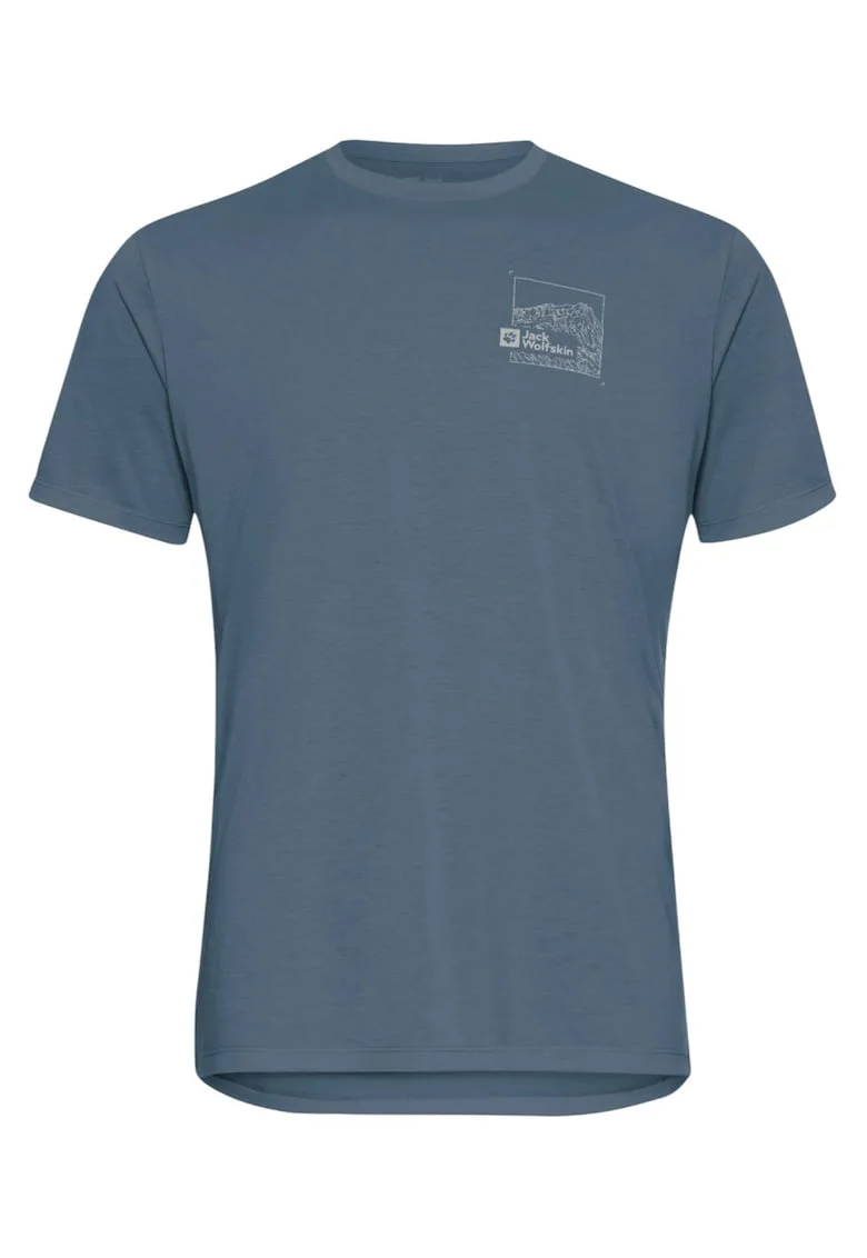 Tricou tehnic barbati  Vonnan Graphic FW 2025, Albastru