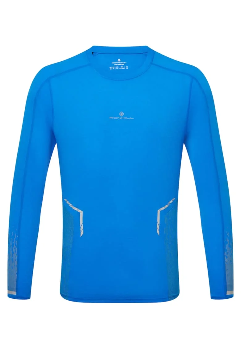 Bluza alergare barbati  Tech Reflect FW 2025, Albastru
