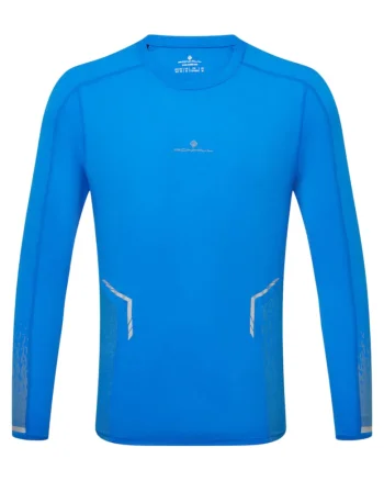 Bluza alergare barbati  Tech Reflect FW 2025, Albastru