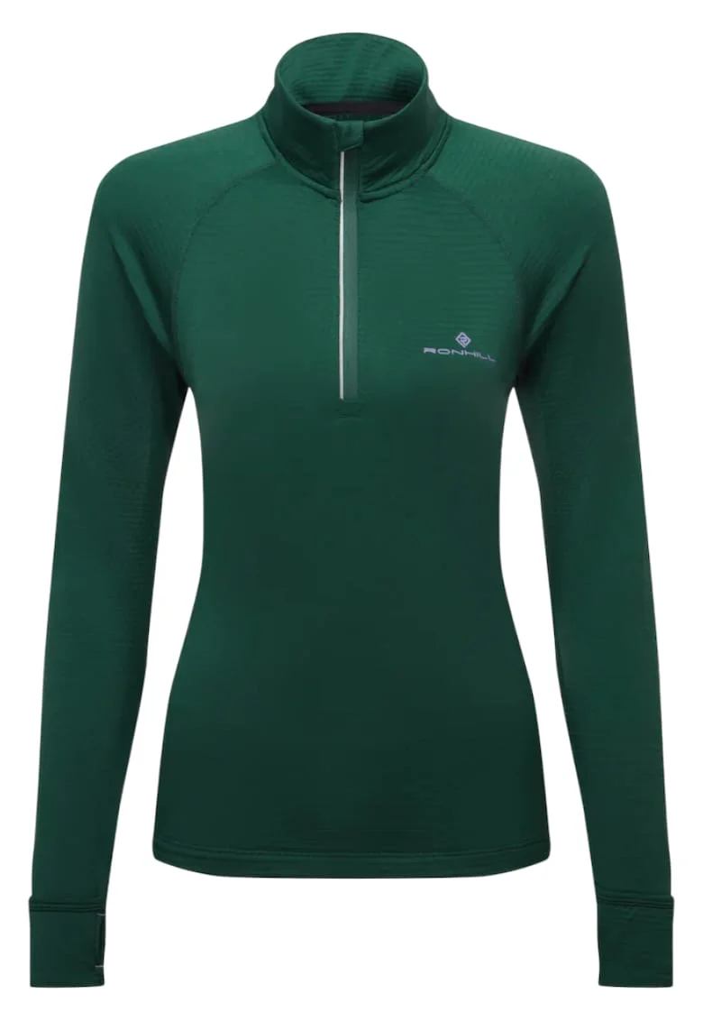 Bluza tehnica dama  Tech Winter 1/2 Zip FW 2025, Verde