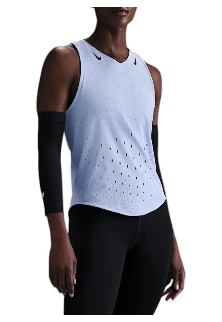 Maiou alergare dama  AeroSwift Dri-FIT ADV SS 2025, Albastru