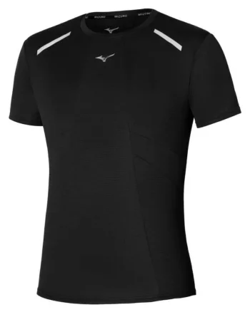 Tricou alergare barbati  DryAeroFlow SS 2025, Negru